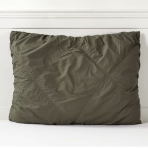 Pottery Barn Diamond Standard Sham Army Green NEW